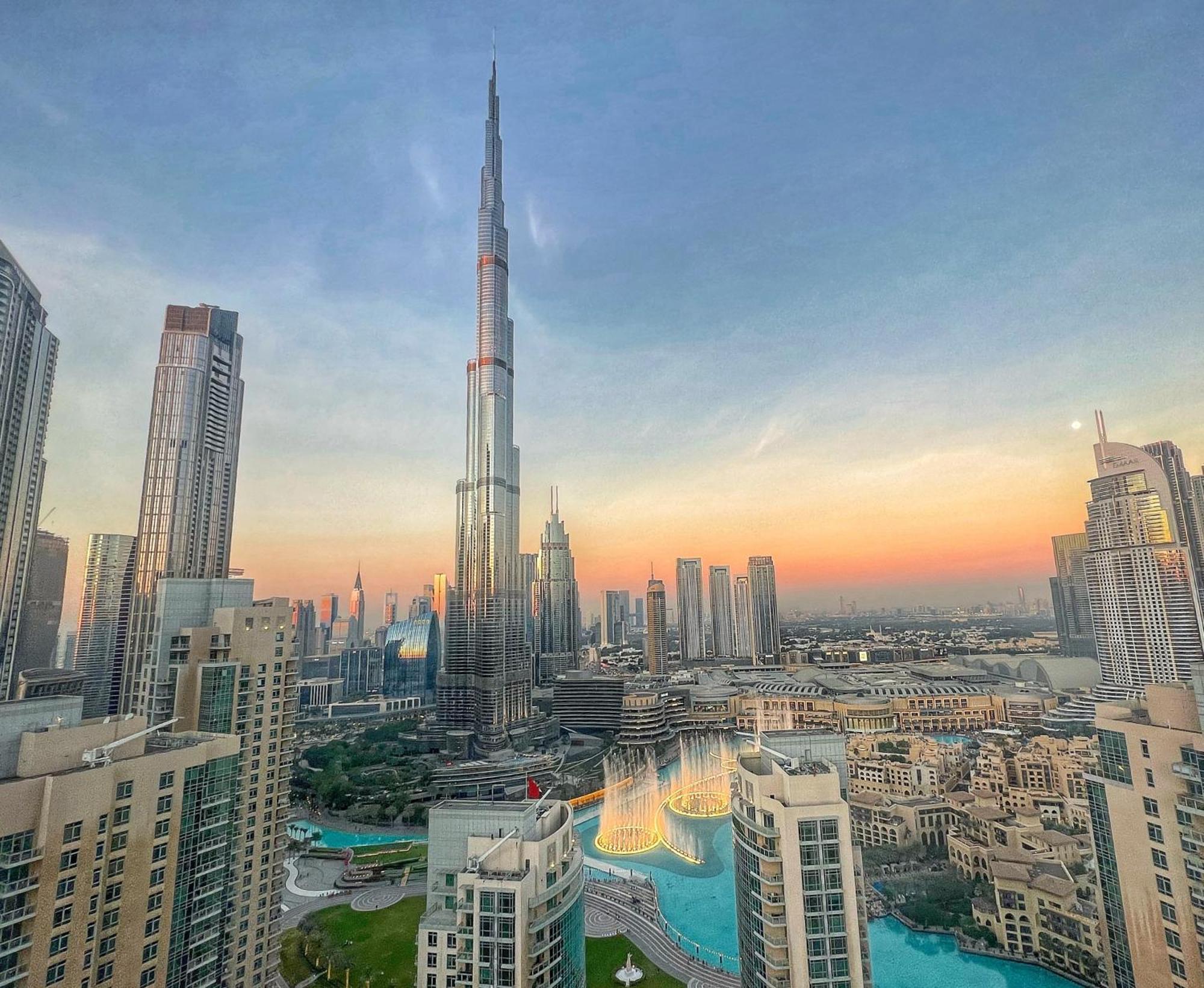 Prestige Living 2Br With Full Burj Khalifa And Fountain View By Auberge Dubai Exterior photo